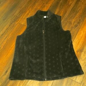 Black Vest with pockets medium
